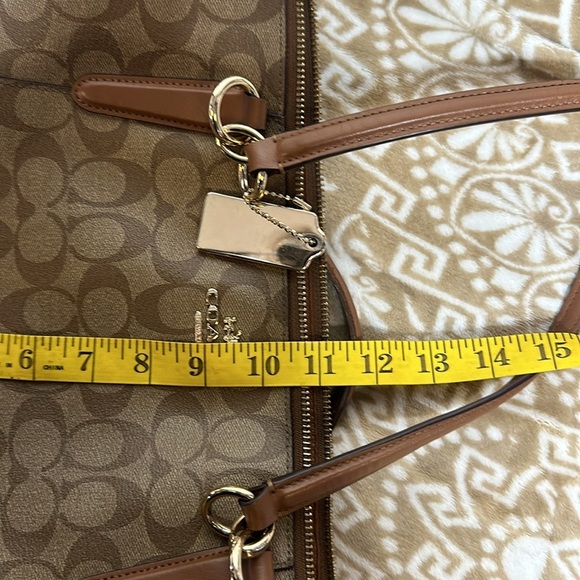 - Coach Brown Signature Tote - Picture 14 of 16